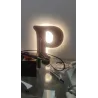Découpe de lettrage en PVC 19 mm avec retro éclairage